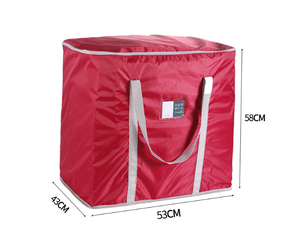High Quality Eco-Friendly Large Oxford Fabric Clothes Organizer Custom Wholesale Heavy Duty Moving Bags with Handle for Storage - Product Image 2