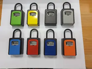 Factory Direct Sale Key Hide Box Portable Combination Lock Box With Hanger Shackle Key Safe Box