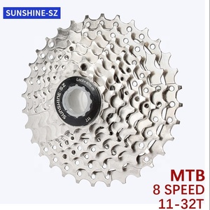 Pignon libre Sunshine-SZ <span class=keywords><strong>8</strong></span>/9/10/11/12 <span class=keywords><strong>vitesses</strong></span> 11-25/28/32/34/36T pour VTT et vélo de <span class=keywords><strong>route</strong></span> - Product Image 2