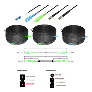 Dây Vá Sợi Quang Giá Xuất Xưởng Tùy Chỉnh Dây Vá Màu Đen Lszh 2*3Mm Sm Sx G657A2 Sc/Upc-Sc/Upc - Product Image 2