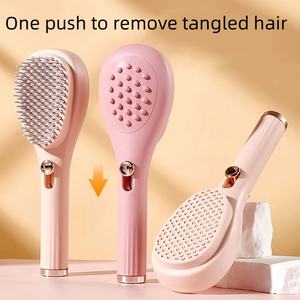 Peine retráctil para el cabello, cepillo para masaje del cuero cabelludo, masajeador de cabeza, depurador para el cuidado del cabello - Product Image 2