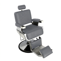 Fauteuil de Barbier Hydraulique Marron Inclinable pour Salon de Coiffure et Spa – Équipement de Beauté – Vente Chaude – Fournisseur Chinois en Gros