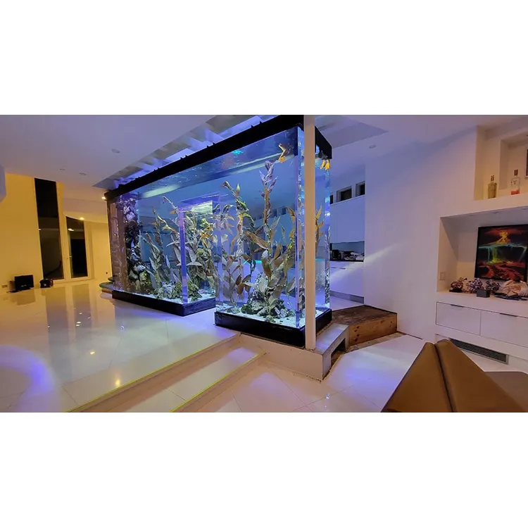 Muebles de acuario de peces pequeños, acrílico, de nuevo estilo, alta calidad, bajo precio