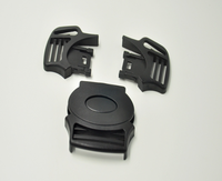 Conception différente boucle en métal à cinq voies ceinture de sécurité en plastique de sécurité multifonctionnelle à cinq points vêtements de décoration perlés