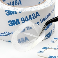 Prix usine – Rouleau et feuilles prédécoupées de ruban adhésif double face en tissu 3M 9448A – PSA haute performance pour l'assemblage industriel – Vente en gros