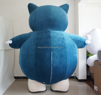 Disfraz de Mascota de Snorlax de diseño único para Pokemoned Series Comic-con Activity Inflable Kirby Mascot Costume 2M