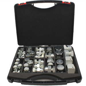 Kits de bouchons Vzen ORFS 64 pièces, raccords adaptateurs hydrauliques en acier au carbone de haute qualité, garantie 1 an, poids 2,5 kg, neuf - Product Image 1
