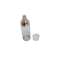Flacon de lotion haut de gamme doré et argenté de 30 ml, 60 ml, 90 ml