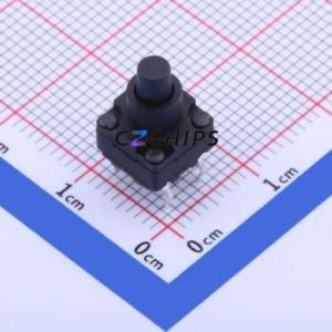 K2-1843DP-Q4SW-02 Tactile Switch Through hole Component (THT) Switch 2.5N Through Hole 8mm 8mm - Product Image 1