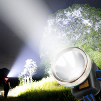 Lampe frontale rechargeable 3W avec batterie au lithium, lumière blanche intégrée, lampe frontale pour la pêche, lampe frontale LED