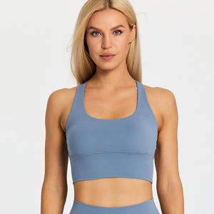 GC Nouveau soutien-gorge de fitness avec coussinets d'allaitement, soutien-gorge de sport sexy à dos croisé, vêtements de yoga nude pour femmes - Product Image 2