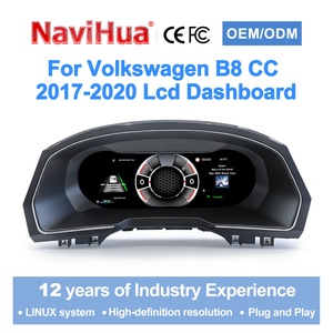 Navihua แผงหน้าปัดดิจิตอล LCD สำหรับ Volkswagen Passat B8 CC 2017-2020 Linux Virtual ห้องนักบิน - Product Image 1