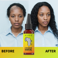 Élixir capillaire naturel au Chebe pour l'aplanissement, la réparation et la repousse des cheveux, anti-chute, avec huile de croissance capillaire Chebe Power, marque privée