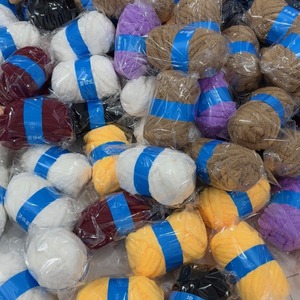 พรมไหมพรมขนาด250กรัมสำหรับงานถักโครเชต์เบาะผ้าห่มสำหรับสุนัขขนาด2ซม. - Product Image 4