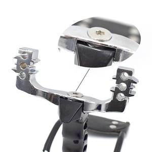 Piaoyu Angeln <span class=keywords><strong>Pro</strong></span> Archery Sling shot Hochwertiges, zusammen klappbares Outdoor-Schieß zubehör aus Aluminium mit Jagd set Gummis chleuder - Product Image 5