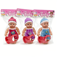 Muñeca de Plástico de Alta Calidad con Voz, Modelo Unisex de PVC de 10 Pulgadas (27 cm), Juguete 2523, Simulación de Alimentación, Regalo de Cumpleaños