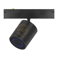 Sistem Lampu Rel Magnetik 20mm dengan Speaker Bluetooth, Konektivitas Nirkabel, Speaker Lampu Rel DC48V, Audio Rel Rumah Pintar