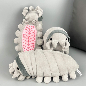 <span class=keywords><strong>Isopode</strong></span> de dessin animé doux insecte de simulation créative peluche super douce anti-stress coussin de sieste brodé coussin de dos cadeau d'anniversaire - Product Image 3