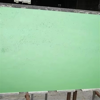 Panneau décoratif moderne imperméable et ignifuge doré, texture métallique mate pour la décoration murale intérieure