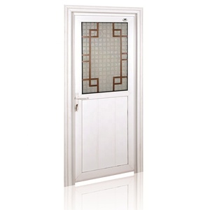باب مخصص <span class=keywords><strong>Upvc</strong></span> 42 سلسلة حمام ورقة واحدة PVC أرجوحة باب المرحاض بابية ألواح باب غرفة الراحة - Product Image 3