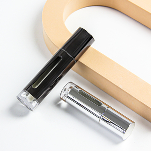 Chất Lượng Cao Tùy Chỉnh Rỗng Son Bóng Chai 4Ml 6Ml Nhựa Kim Loại Hình Trụ Bạc Đen Lip Gloss Ống Lip Dầu <span class=keywords><strong>Container</strong></span> - Product Image 5