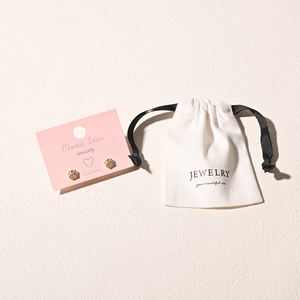 Tùy chỉnh màu Hồng Bông tai thẻ hiển thị cho treo bông tai đinh tán Nhà cung cấp đồ trang sức Mô tả thẻ đồ trang sức Sao lưu thẻ hiển thị - Product Image 4