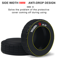 8 protections en silicone pour roulettes de bagages, résistantes à l'usure et anti-bruit, accessoires de voyage pour roues pivotantes de 2 à 2,2 pouces