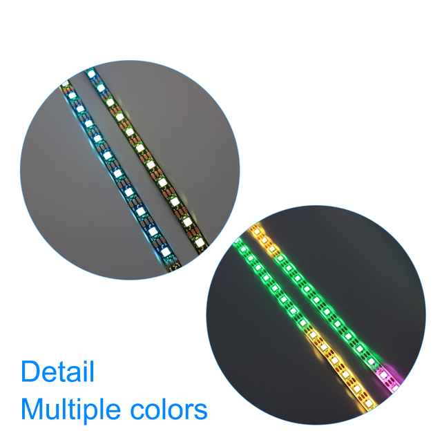 Smart WS2812B Pixel Light Strip RGB Color Lights Copper IP20 Remote Control /Wi-Fi for Christmas Decoration Lighting