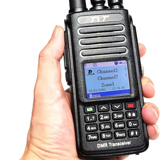 TYT MD-UV390 Plus DMR Digital Radio (GPS AES256 Encryption Optional) IP67 VHF/UHF Dual Band Digitale TYT 10W Walkie Talkie