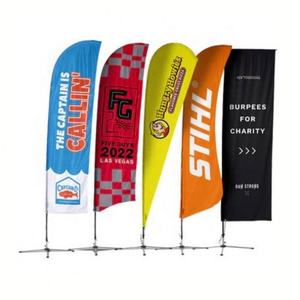 Banderas personalizables de plumas de negocios y publicidad Banderas de playa voladoras para eventos promocionales - Product Image 5