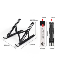 Support pliable pour ordinateur portable X604-2, support portable pour tablette, base réglable, support de refroidissement pour ordinateur portable et tablette, accessoires