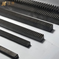 Crémaillère hélicoïdale modulaire en acier sur mesure, norme DIN M1-M6, dents droites de précision, usinage CNC, automatisation, fonderie de précision