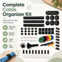 Kit de gestion de câbles industriels robustes, organisateur ignifuge de qualité ingénierie à haute résistance pour rack de serveur et studio