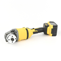 Meuleuse d'angle sans fil 21V 4-1/2'' sans balais avec batteries 4.0Ah, démarrage progressif et interrupteur à gâchette, outils de meulage manuels pour le métal
