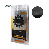 Duurzame PP geweven zakken van 20kg, 24kg, 25kg met aangepaste bedrukking voor granen, rijst, antislip coating en BOPP folie.