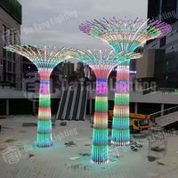 Escultura LED 3D Decorativa con Clasificación IP65 para Interiores y Exteriores, Ideal para Festivales, Días Festivos y Diseño de Paisajes