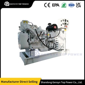 Weatherproof Silent Marine Diesel Generating Set 110V 440V Auto Start System 1800 RPM 50/60Hz Industrial Marine Application