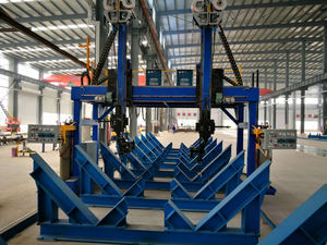 เครื่องเชื่อมแบบอาร์คใต้น้ำชนิดโครงเหล็กแบบแกนทรี  เครื่องเชื่อมวงกลมอัตโนมัติ  สายการผลิตอัตโนมัติสำหรับคานเอช  เครื่องเชื่อมโครงเหล็กแบบแกนทรีสำหรับคานเอช - Product Image 6