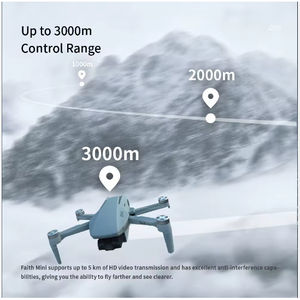YH Tempo de Voo de 26 Minutos Retorno por Baixa Bateria Drones Inteligentes com Gimbal <span class=keywords><strong>Micro</strong></span> de 3 Eixos Distância FPV de 3km Faith Mini - Product Image 6