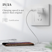 Chargeur USB Chargeur mural de voyage Adaptateur 10W Chargeur de téléphone portable intelligent portable 5V2A 5v 2000ma DC AC 100-240v 50-60hz Prise murale