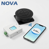 NOVE NO101WZ Zigbee Tuya Compteur d'utilisation d'eau longue portée Wifi pour Villas et Appartements, Moniteur de réservoir à distance, Capteur de réservoir d'eau