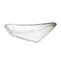 TIEAUR Coque de phare avant, lentille de phare, verre transparent de phare, couvercle de lentille de phare, version américaine pour SANTAFE 17-19