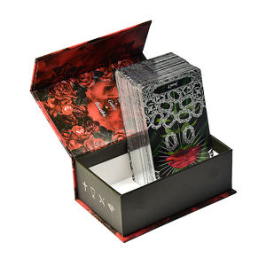 Custom Major Arcana Plastic Printing Black Edges Bulk Learning Gold Foil Principiante Rainbow Rider Venta al por mayor <span class=keywords><strong>Tarot</strong></span> y Oracle Deck - Product Image 6