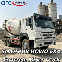 Camion malaxeur à béton SINOTRUK HOWO 6X4 pour le transport de ciment, avec tambour renforcé et dispositif de protection pour une utilisation sécurisée