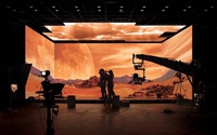 Estudio de Producción Virtual con Proyección Inmersiva 3D, Estudio de Filmación HDR, Pantalla LED de Video