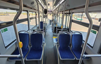 Autobus articulé par ville électrique pure de 18 mètres avec la gamme de 601-700km et la vitesse de 160 km/h
