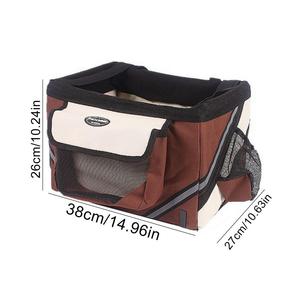 Panier de vélo pliable <span class=keywords><strong>pour</strong></span> petits animaux domestiques, chat, <span class=keywords><strong>chien</strong></span>, paniers de vélo, guidon de vélo, panier avant, petit transporteur <span class=keywords><strong>pour</strong></span> chat, <span class=keywords><strong>chien</strong></span>, <span class=keywords><strong>pour</strong></span> les voyages, les courses - Product Image 6