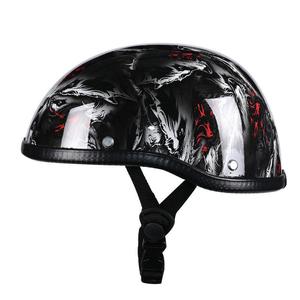 <span class=keywords><strong>Casque</strong></span> demi-visage rétro Moto Moto motard Protection Gear course <span class=keywords><strong>Scooter</strong></span> été pour hommes femmes <span class=keywords><strong>casque</strong></span> - Product Image 1