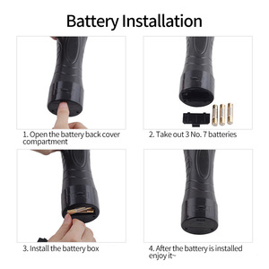 Вибрирующий мастурбатор-авиатор из ТПЭ, имитирующий кожу, черный, для мужчин, водонепроницаемый, с USB-зарядкой, для использования без рук - Product Image 5