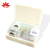 Medical Lab Prepared Microscopic Glass Slides 7101 7102 7105 7104 Coverslip Glass Microscope Slides